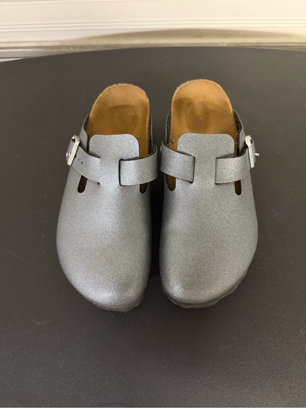 Birkenstock Boston clogs women’s gray size 37